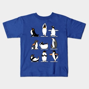 Penguin Yoga Kids T-Shirt